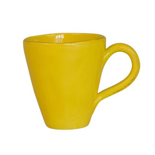 Mugg - Organic Shaped - Yellow - www.frokenfraken.se