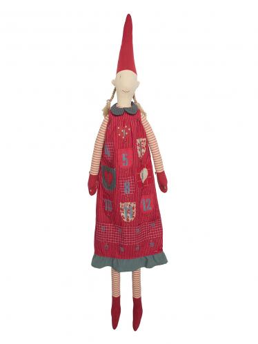 Adventskalender - Girl Red - 150 cm - www.frokenfraken.se