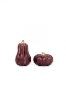 Pumpor - Aubergine Fenja - 2-Pack - Ø6 x 9 cm, Ø7,5 x 5 cm - www.frokenfraken.se