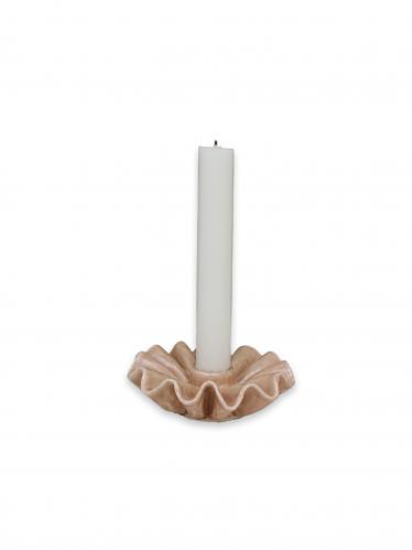 Ljusstake - Vgig Felle - Beige - 12 cm - www.frokenfraken.se