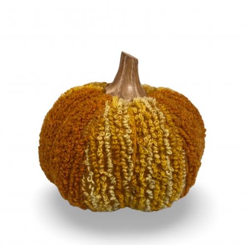 Pumpa - Tyg - Rost/Orange - 12 cm - www.frokenfraken.se