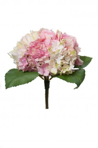 Hortensia bukett - Rosa - 30 cm - www.frokenfraken.se