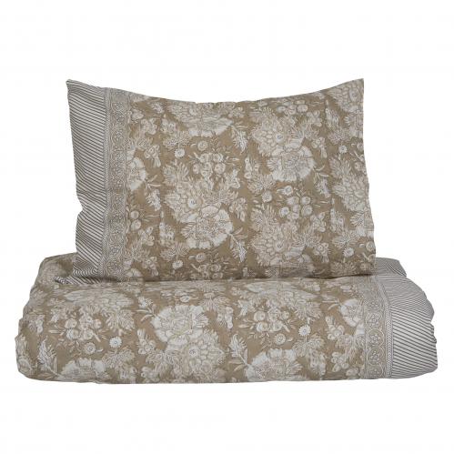 Bddset Kingsize - Sonia Beige - 220 X 210, 2 x 50 X 60 CM - www.frokenfraken.se