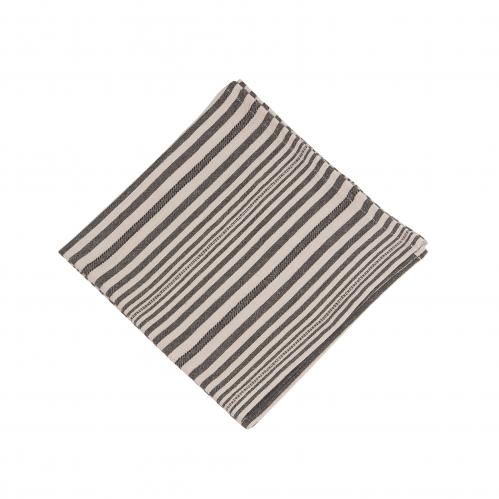 Servett - KARIN - SVART - 50 X 50 CM - 6-pack - www.frokenfraken.se