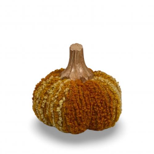 Pumpa - Tyg - Rost/Orange - 9 cm - www.frokenfraken.se