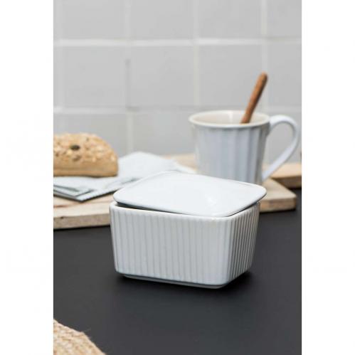 Smrbytta - Box med lock - Mynte Pure White - www.frokenfraken.se