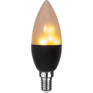 Dekoration - LED Lampa - flame - e14 - www.frokenfraken.se