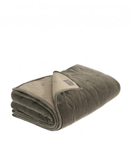 verkast - SANTANA WASHED TAUPE BEDSPREAD - www.frokenfraken.se