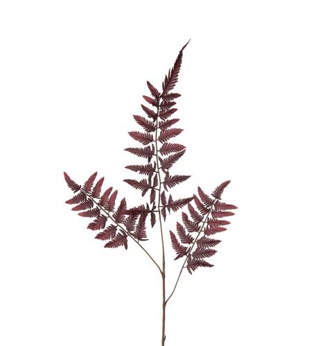 Ormbunksblad - Burgundy - 100 cm - www.frokenfraken.se