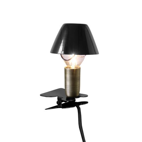 Lampa Mini På Klämma Svart - Ø 10 x H 16,5 cm - www.frokenfraken.se