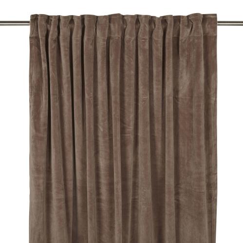 Gardiner - Sammet - Multiband - Brun - 2 X 140 X 240 cm - www.frokenfraken.se