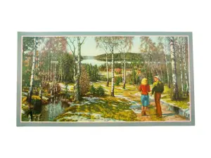 Bonad - Vårpromenad - 81 x 43 cm - www.frokenfraken.se